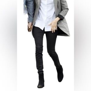 Outland Harriet High Rise Skinny Jeans Washed Black Size 27